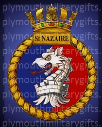 HMS St Nazaire Magnet